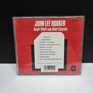 John Lee Hooker Boom Boom and other Classics CD Masters Blues Legends Remaster